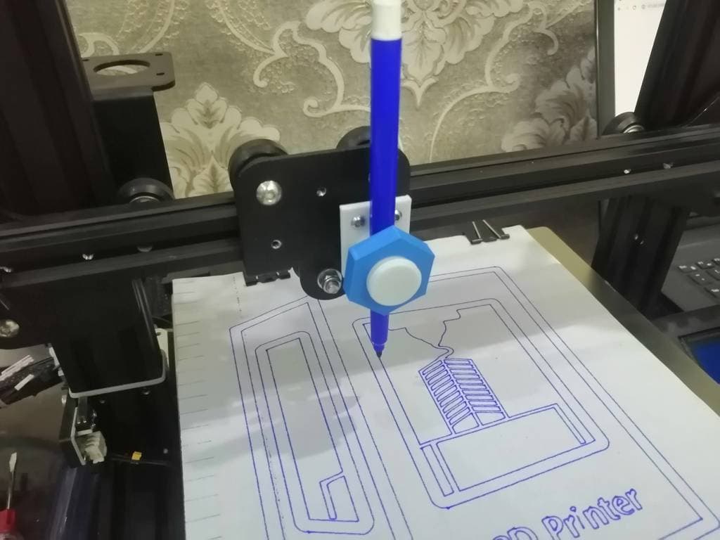 Pen Holder for Ender 3 / Ender 3 pro/CR 10/Ender 5