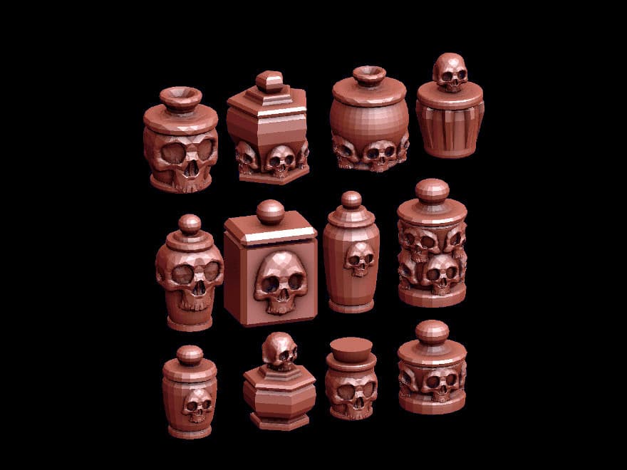 Skull Jars