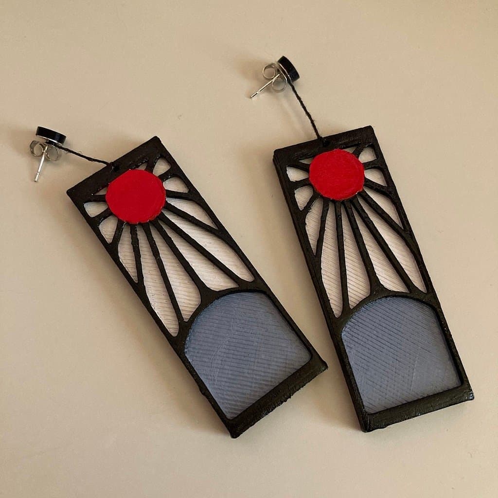 Demonslayer Hanafuda Earring