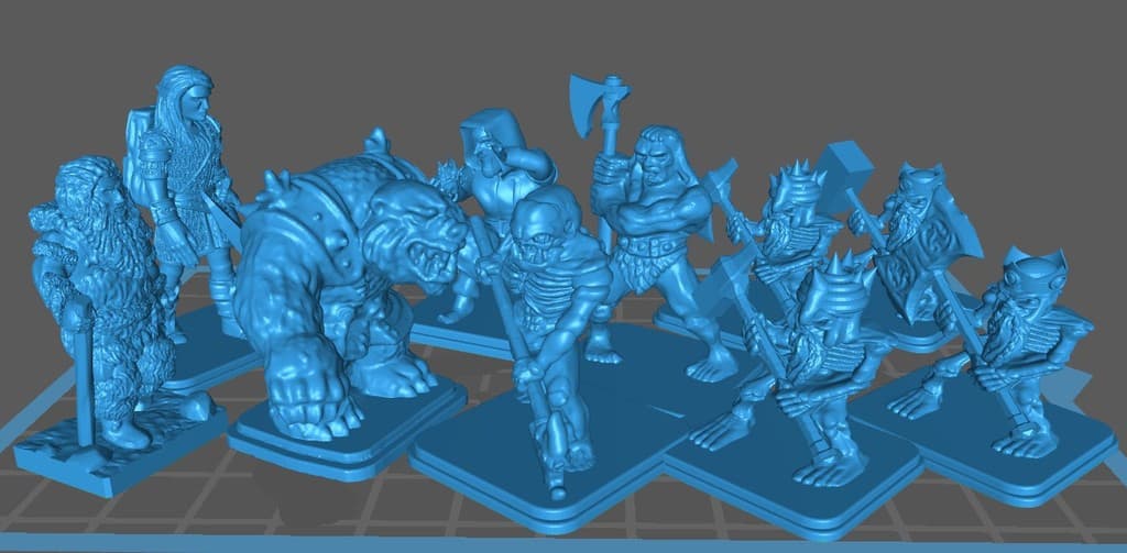 Heroquest miniatures
