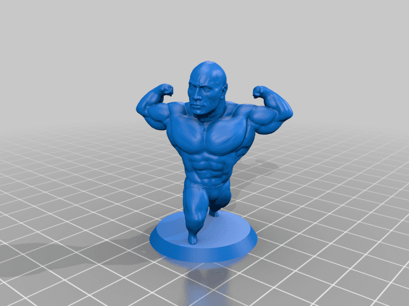 Body Builder Bard (Swole Dwayne the Rock)