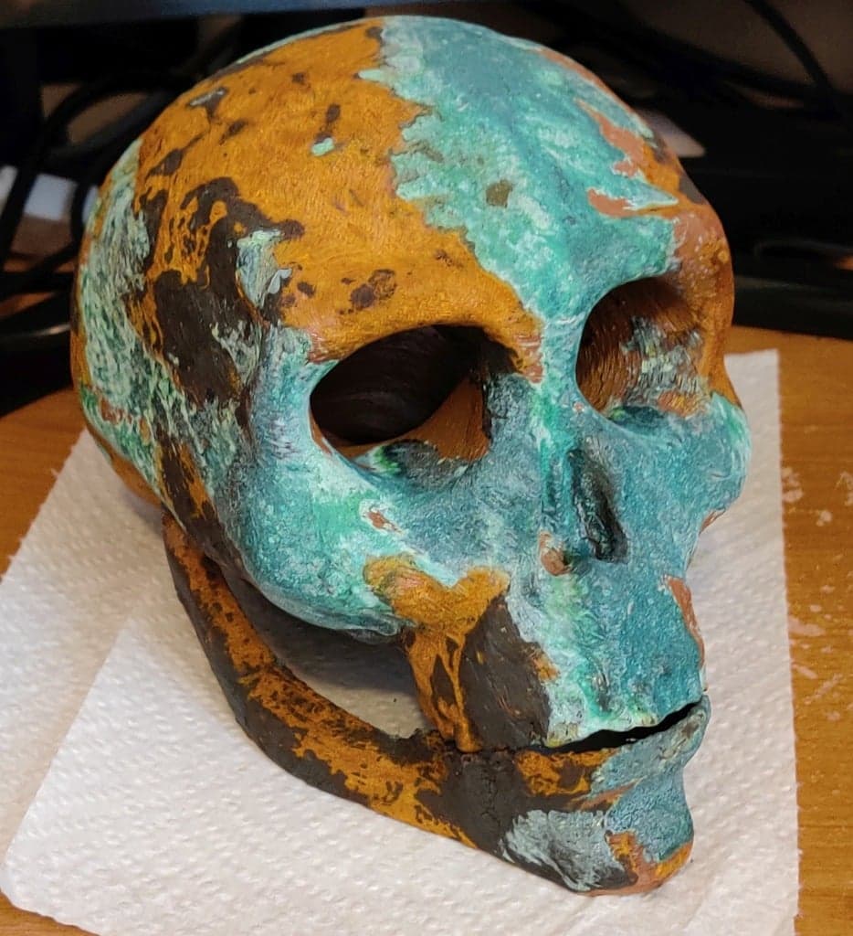 Skull Dice Tower Hinged