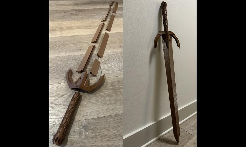 Strong Sword (No glue, assembles smooth! Also a story about banana bread)