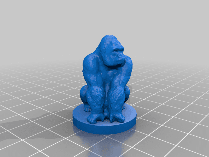 Ape Gorilla Miniature D&D