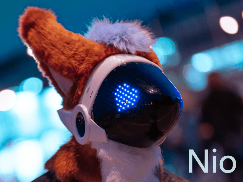 Protogen head, Nio, v1.1